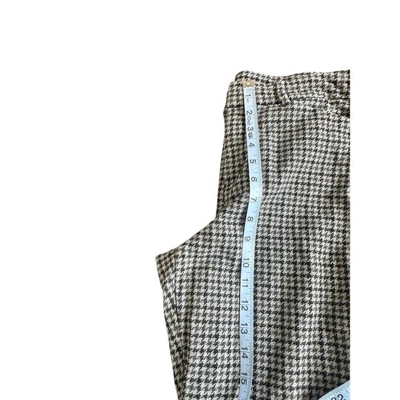 Old Navy Black Houndstooth Office Career Work Pixie Skinny Pants Size‎ 10 - Picture 9 of 11